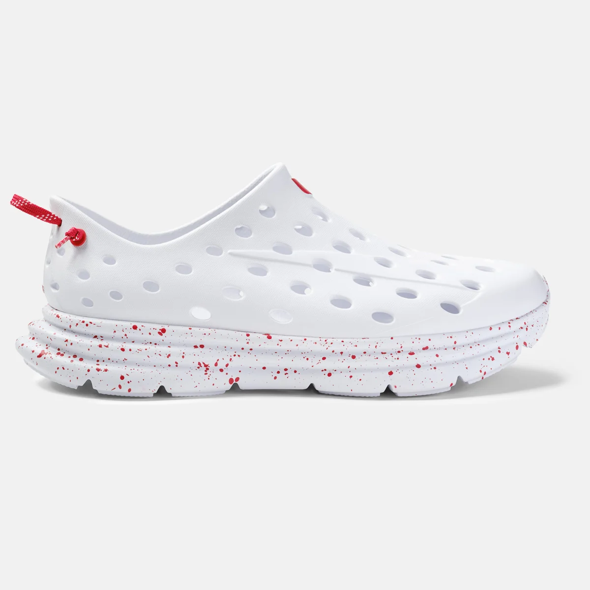 Revive - All White / Red Speckle